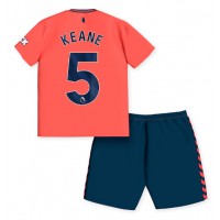 Camisa de time de futebol Everton Michael Keane #5 Replicas 2º Equipamento Infantil 2023-24 Manga Curta (+ Calças curtas)